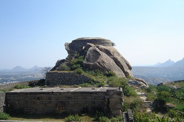 view of the fort from above