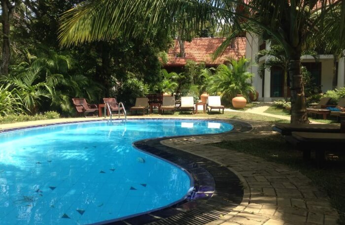 Pool in villa