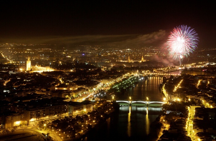 New Year’s Eve city view