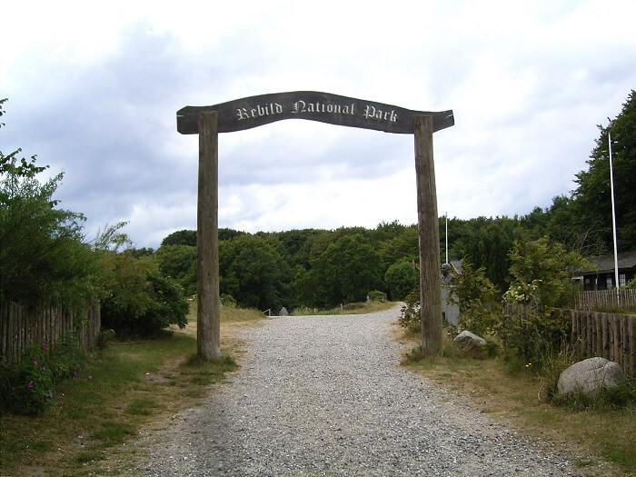 entrance to rebild national park