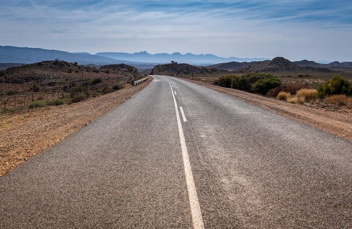 Long road view