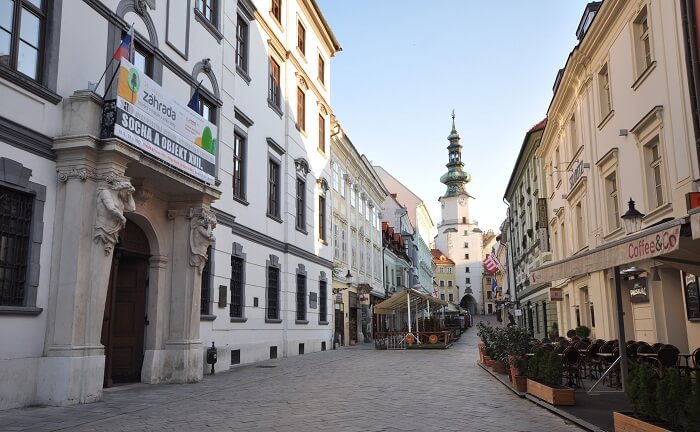 St. Michael's Tower And Street