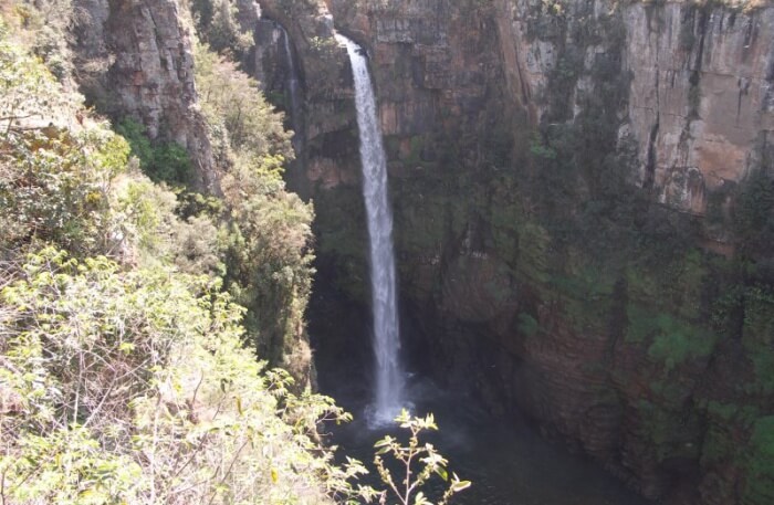 Large waterfall