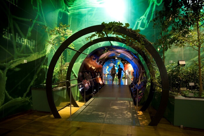 Biology section entrance in the Deutsches Museum. Museumsinsel. Munich, Germany