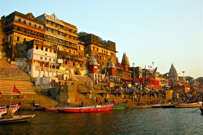 A ghat in Varanasi