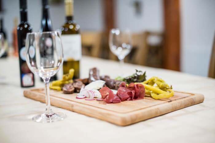 Food in restaurant