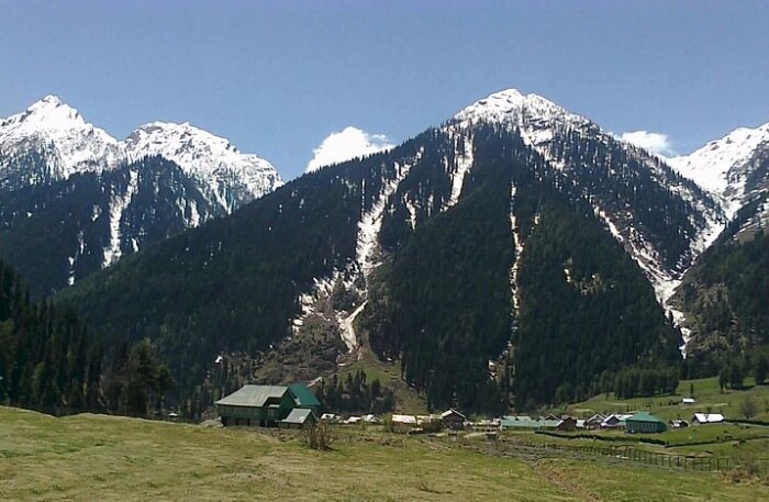 Valley and mountains