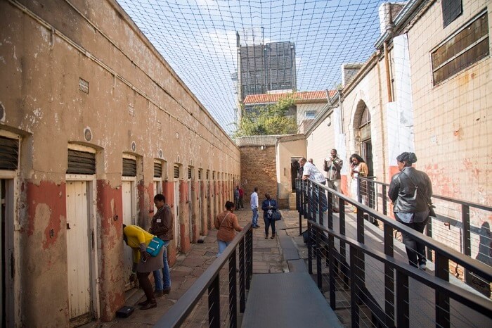 Constitution Hill in Johannesburg Africa