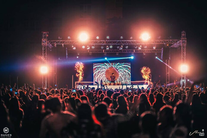 Dunes Music Festival stage