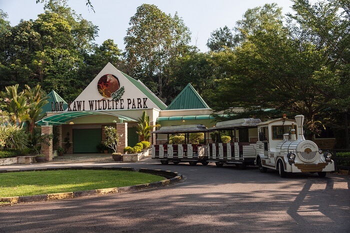Lok Kawi Wildlife Park in Sabah, Malaysia