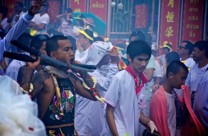 Masong At Phuket Vegetarian Festival