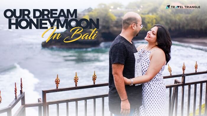 honeymoon couple enjoying in bali