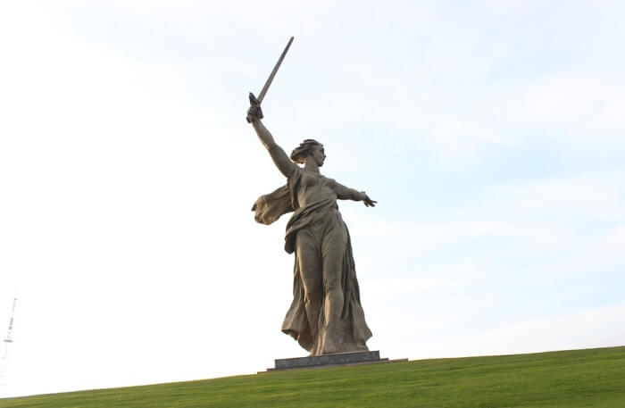 Monument Mother Motherland Volgograd View