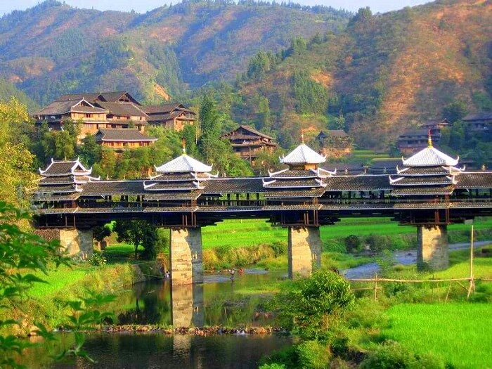 The view of Chengyang bridge