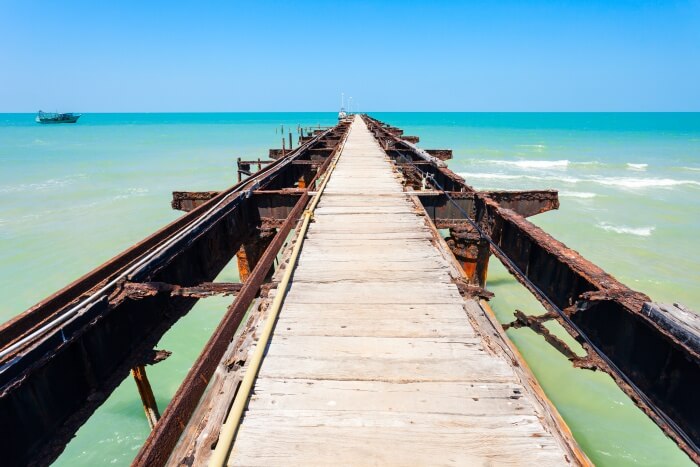 Pier in Mannar