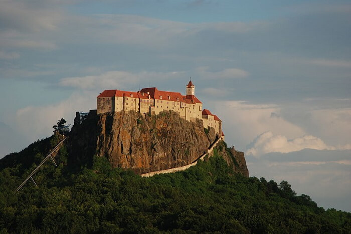 castle view from far off