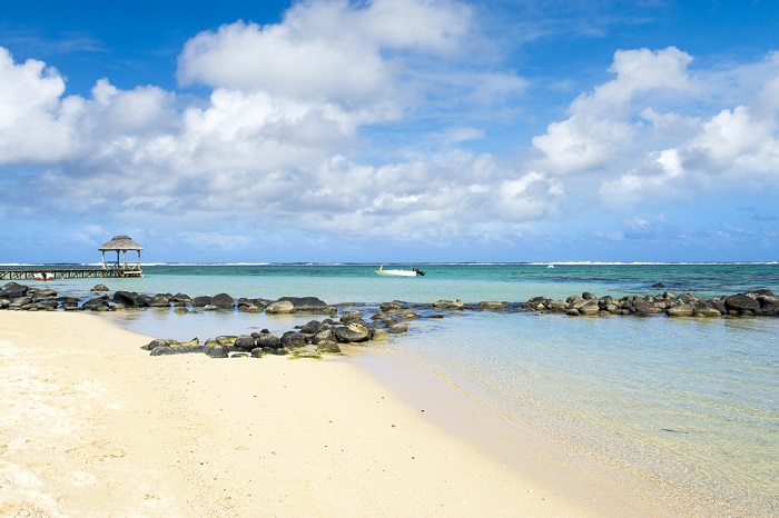 beautiful beach at Bel Ombre