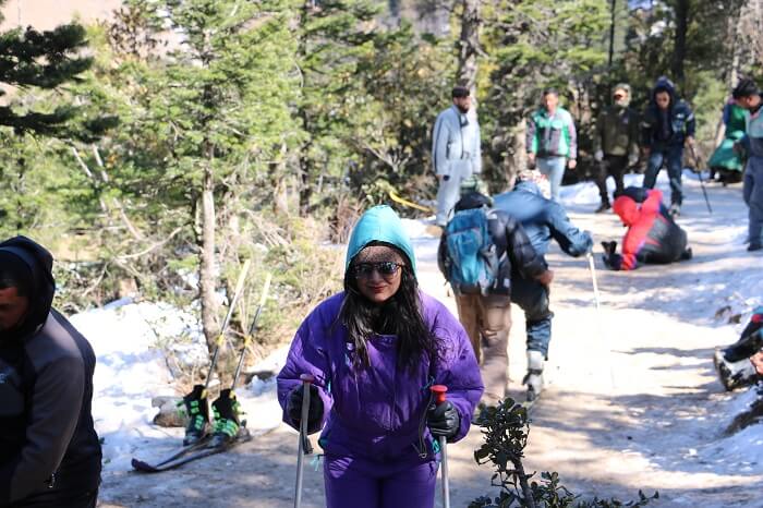 enjoyed some skiing
