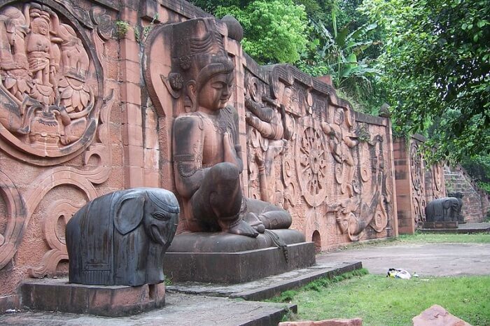 sculpture art, garden art, and religious art